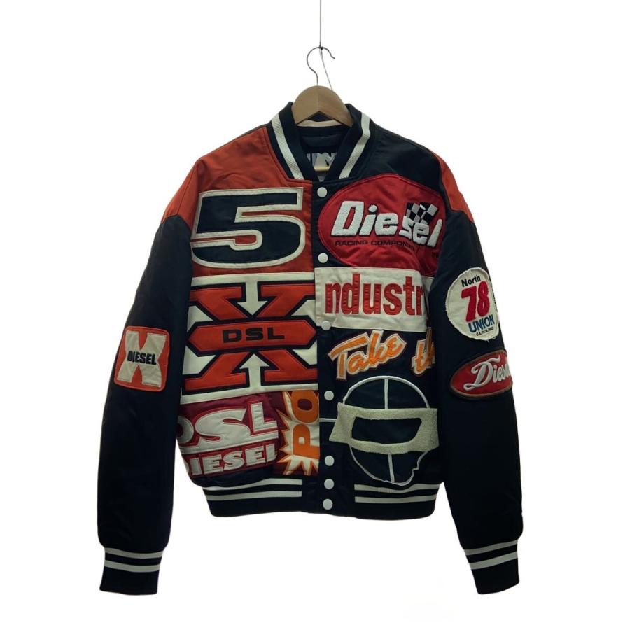 DIESEL◇J-BULC−PATCH JACKET/スタジャン/L/ポリエステル/マルチ