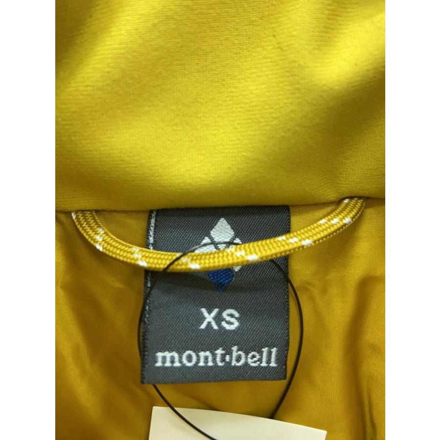 mont-bell◇EX800/ダウンジャケット/XS/ナイロン/YLW/1101712