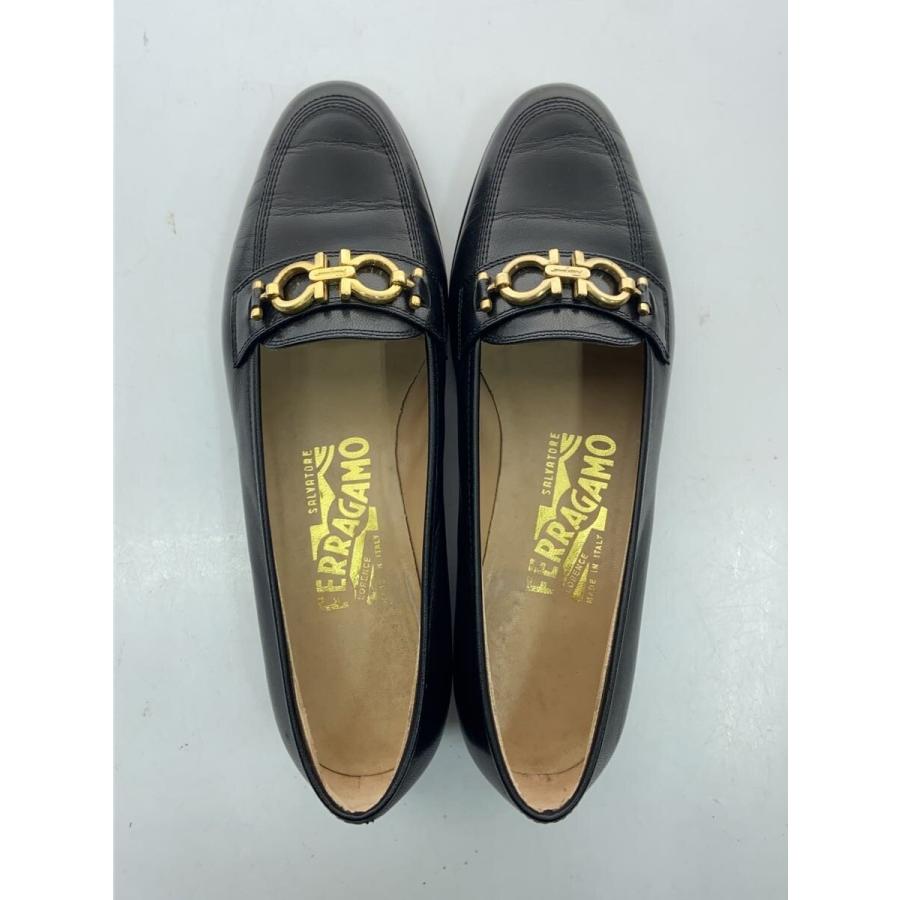 Salvatore Ferragamo◇ガンチーニ/ローファー/UK5.5/BLK/DS45074