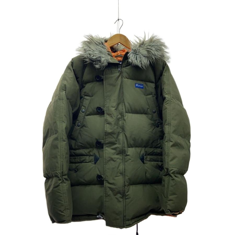 STUSSY◇N-3B/ダウンジャケット/M/ナイロン/KHK : セカンドストリート 