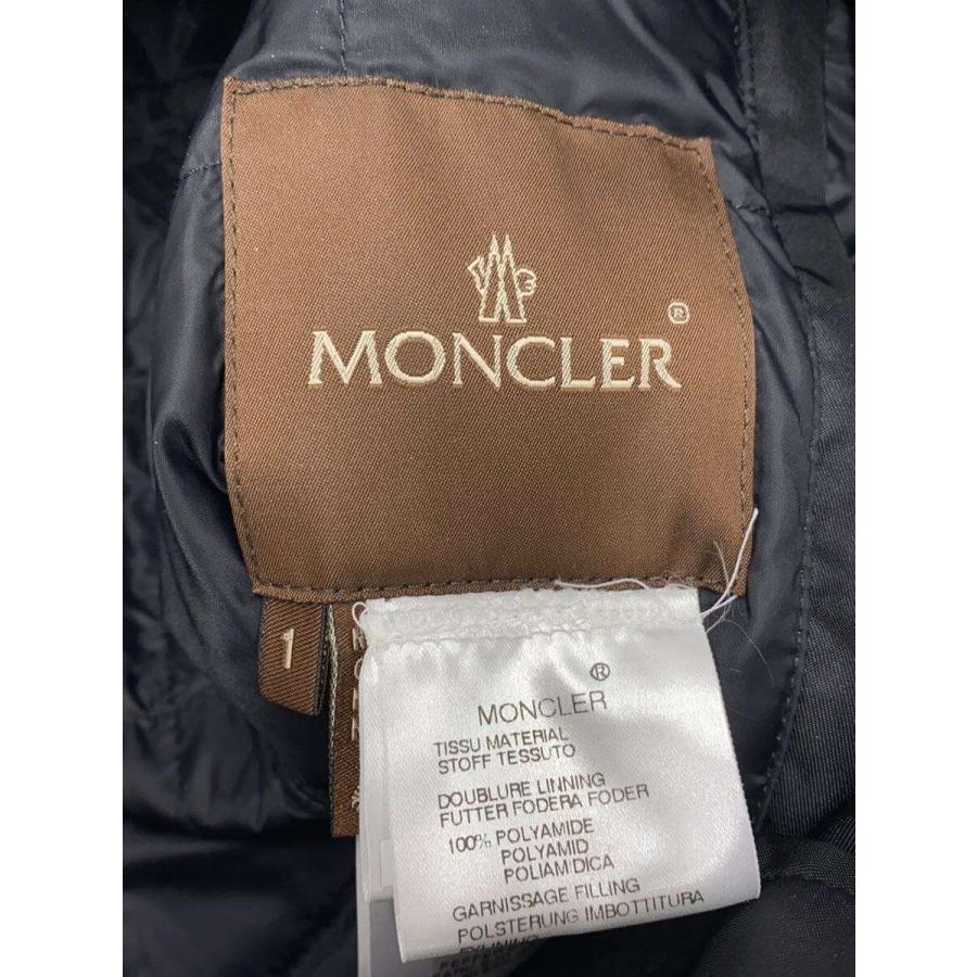 MONCLER◇トレンチコート/1/ナイロン/BLK/Z6H0802 : セカンド