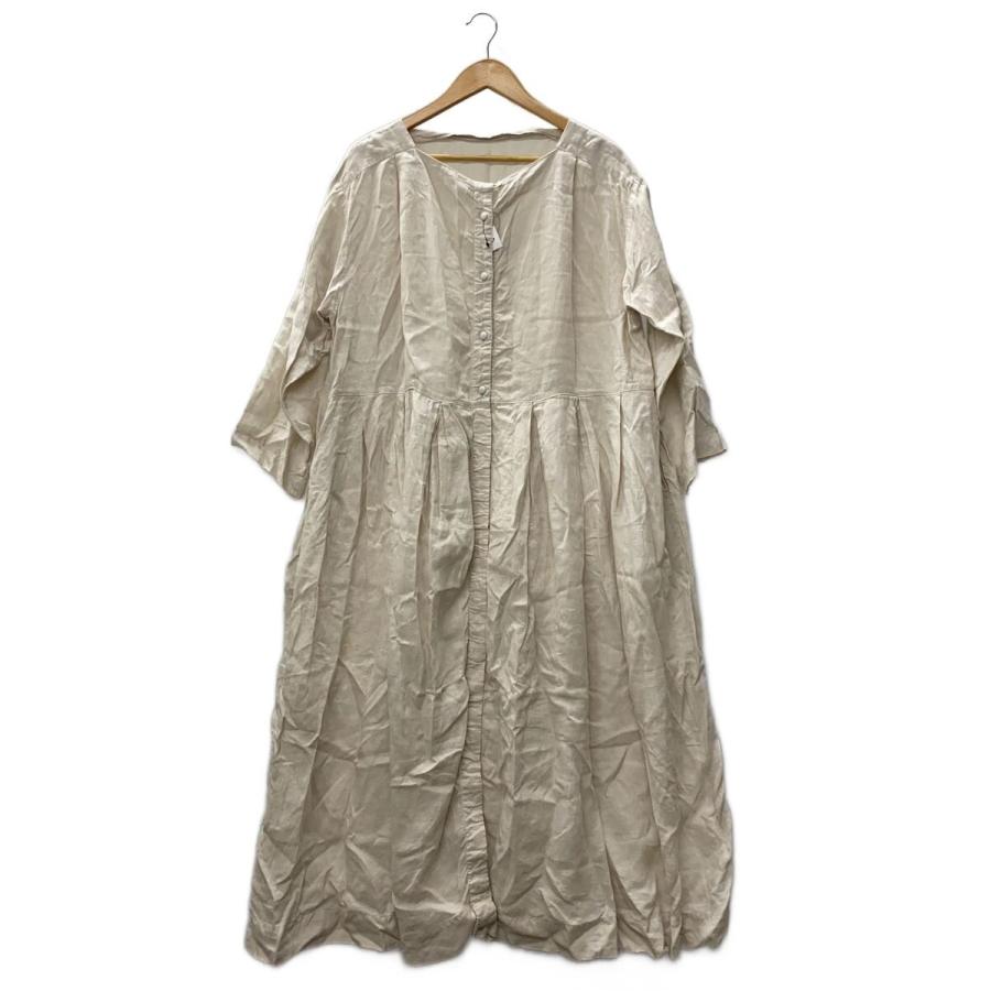 nest Robe◇長袖ワンピース/FREE/リネン/BEG/01193-1298 : セカンド