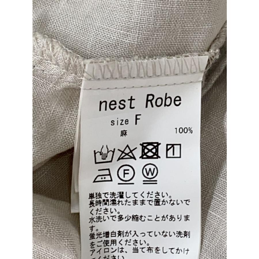 nest Robe◇長袖ワンピース/FREE/リネン/BEG/01193-1298 : セカンド