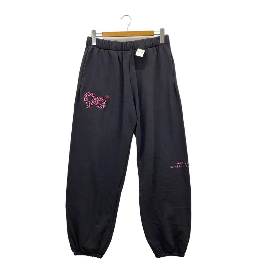 9090◇Logo Girl Sweat Pants/M/コットン/BLK/NL0007// : セカンド
