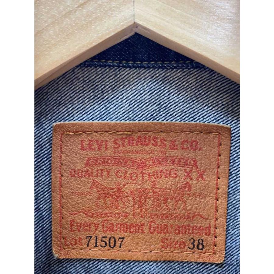 Levi's◇2nd/復刻/71507-XX/日本製/ボタン裏J02/Gジャン/38/コットン