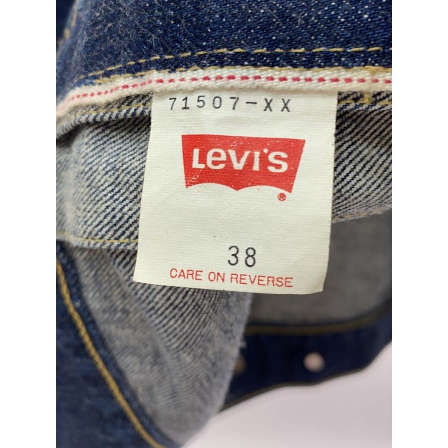 Levi's◇2nd/復刻/71507-XX/日本製/ボタン裏J02/Gジャン/38/コットン