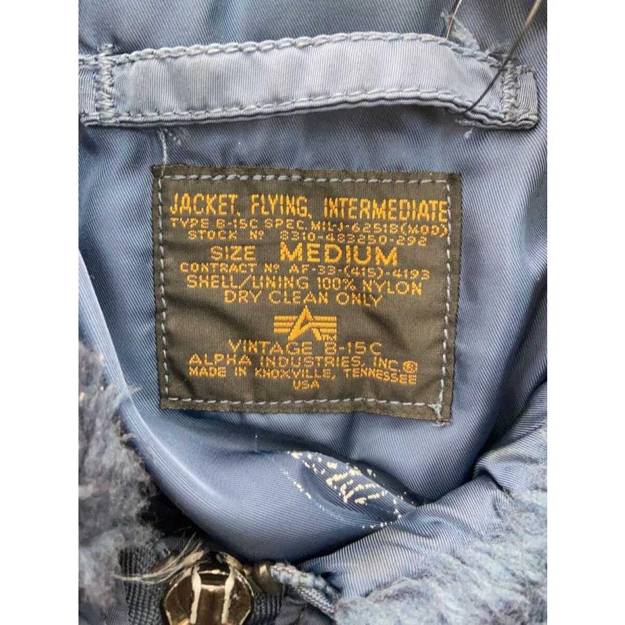 ALPHA INDUSTRIES◇B-15C/90c/復刻/USA製/フライトジャケット/M