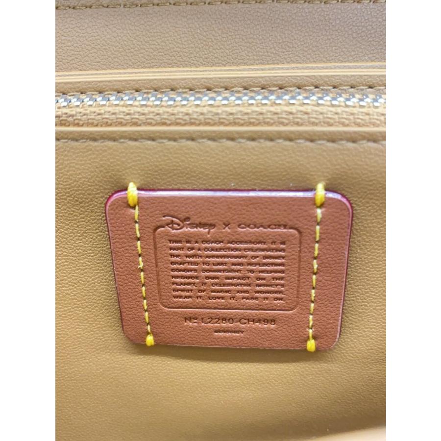 COACH◇×Disney/グーフィー/アコーディオンジップウォレット長財布