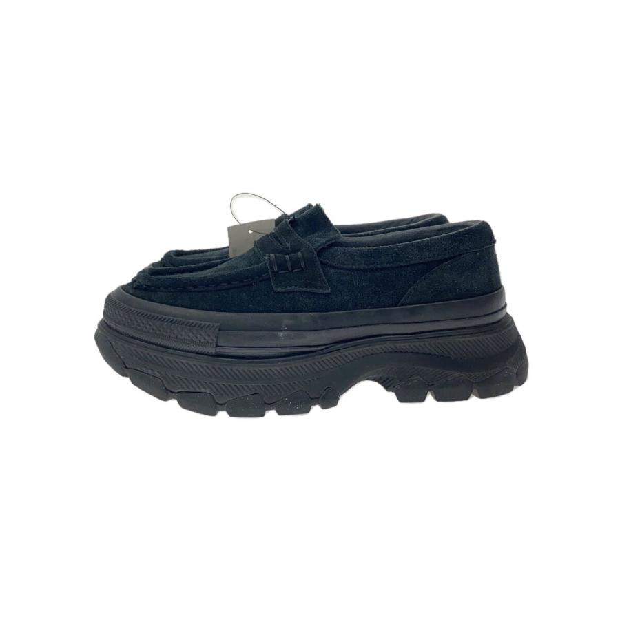 CONVERSE◇TREKWAVE LOAFER/ローファー/24.5cm/BLK/スウェード/1SE119 