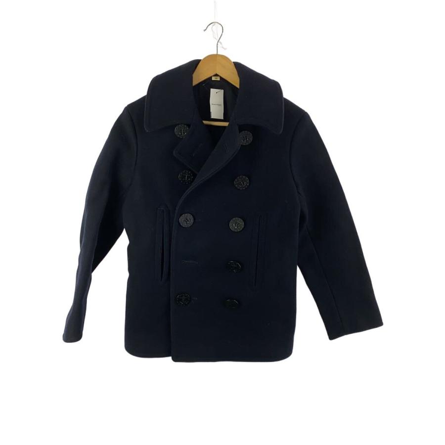 新品未使用Buzz Rickson's BR11554 ピーコート46 ネイビー Buzz Rickson's◇NAVAL CLOTHING FACYORY/ピーコート/34/ウール/NVY
