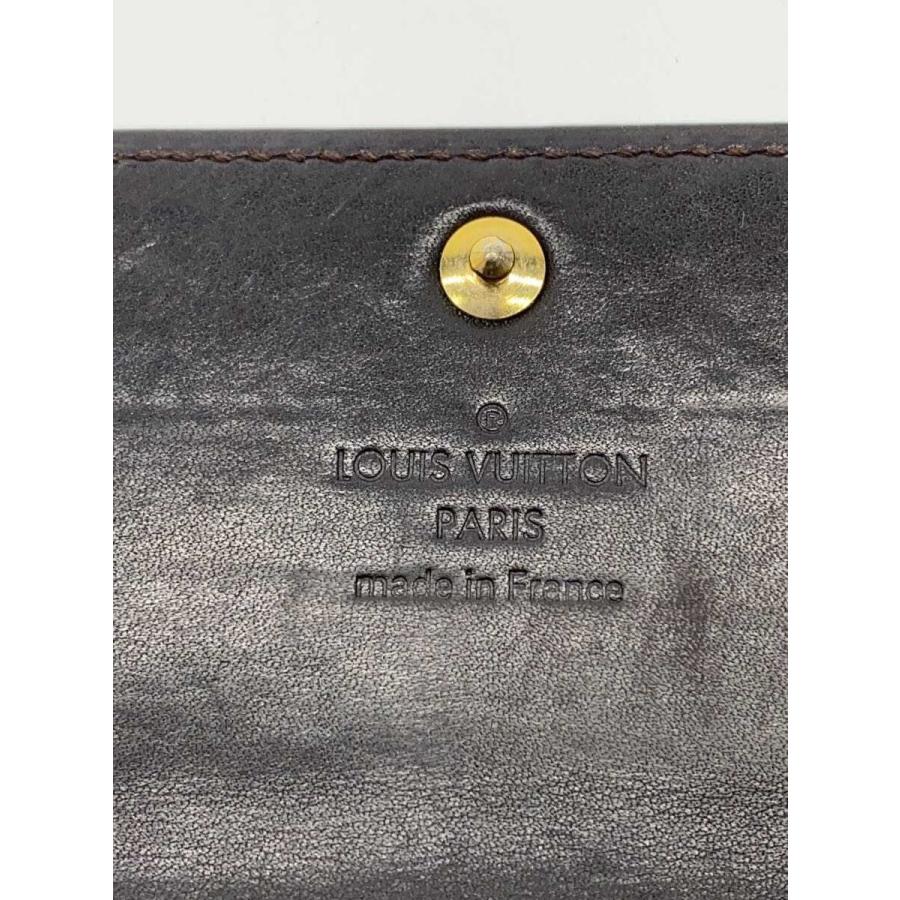 LOUIS VUITTON◇ポルト・フォイユ・サラ_モノグラム・ヴェルニ