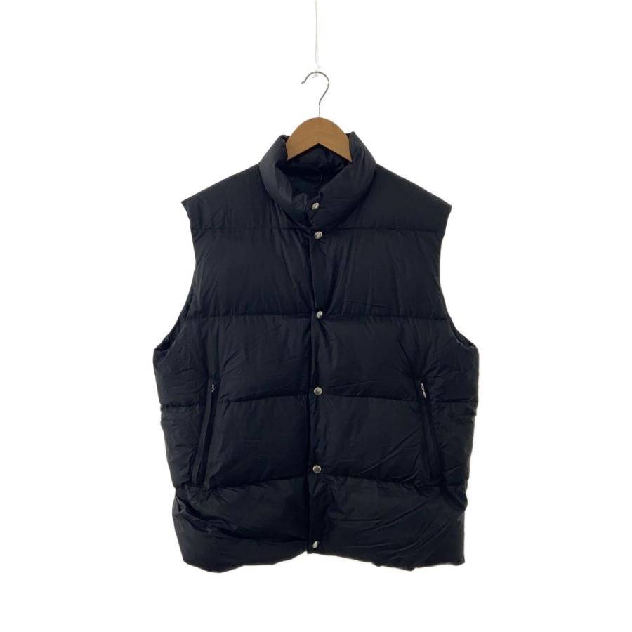 COMOLI◇22AW/ダウンベスト/3/ナイロン/BLK/無地/W03-04007 : セカンド 