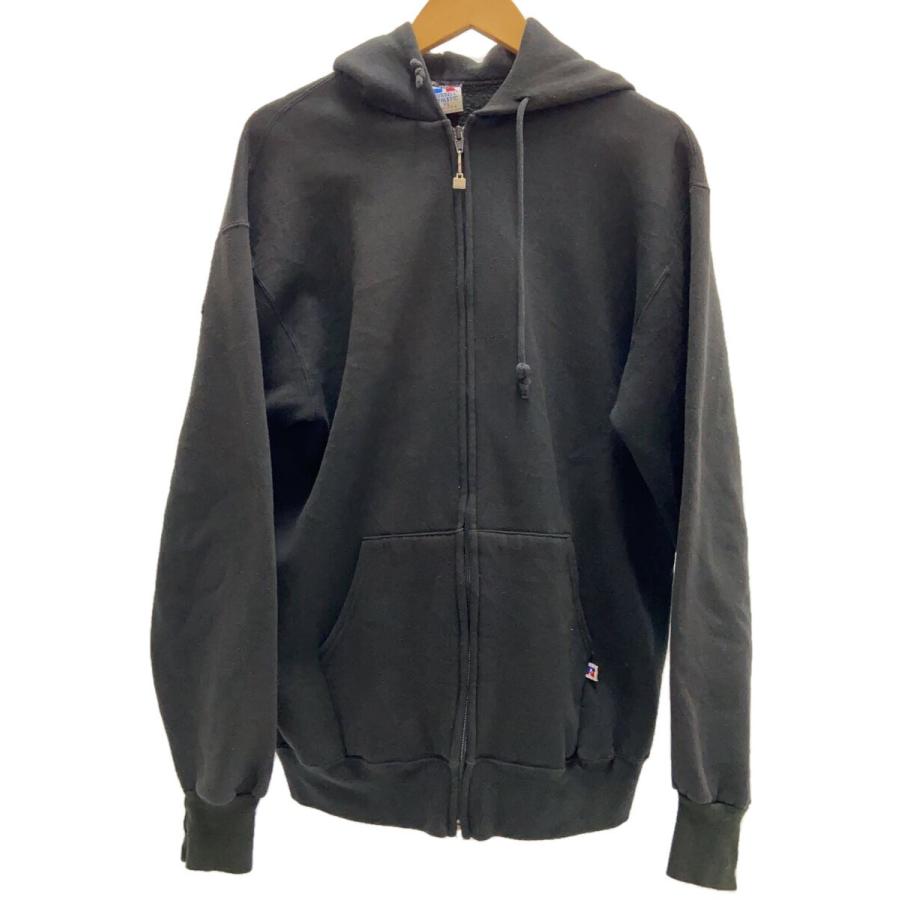 RUSSELL ATHLETIC◇90s/USA製/ジップパーカー/バックプリント/XL