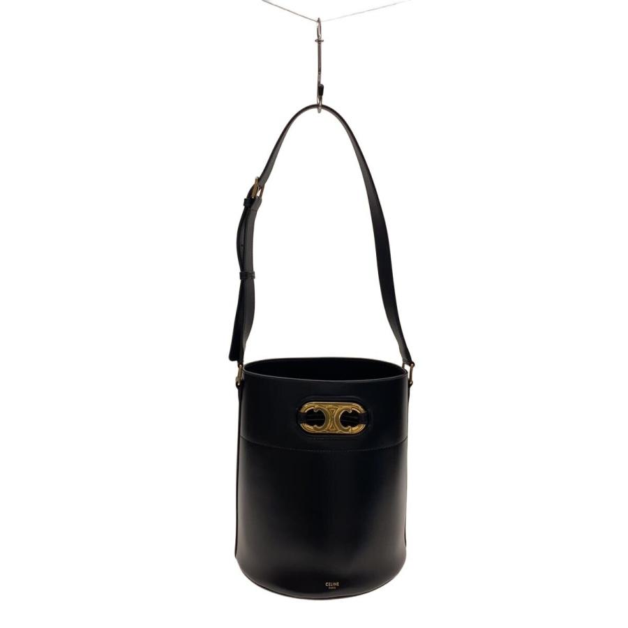 CELINE◇マイヨン トリオンフ バケットバッグ/ショルダーバッグ/レザー