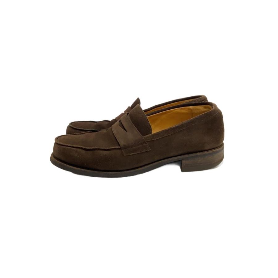 Paraboot◇DAX/ローファー/UK7/BRW/スウェード/127248/履きジワ有