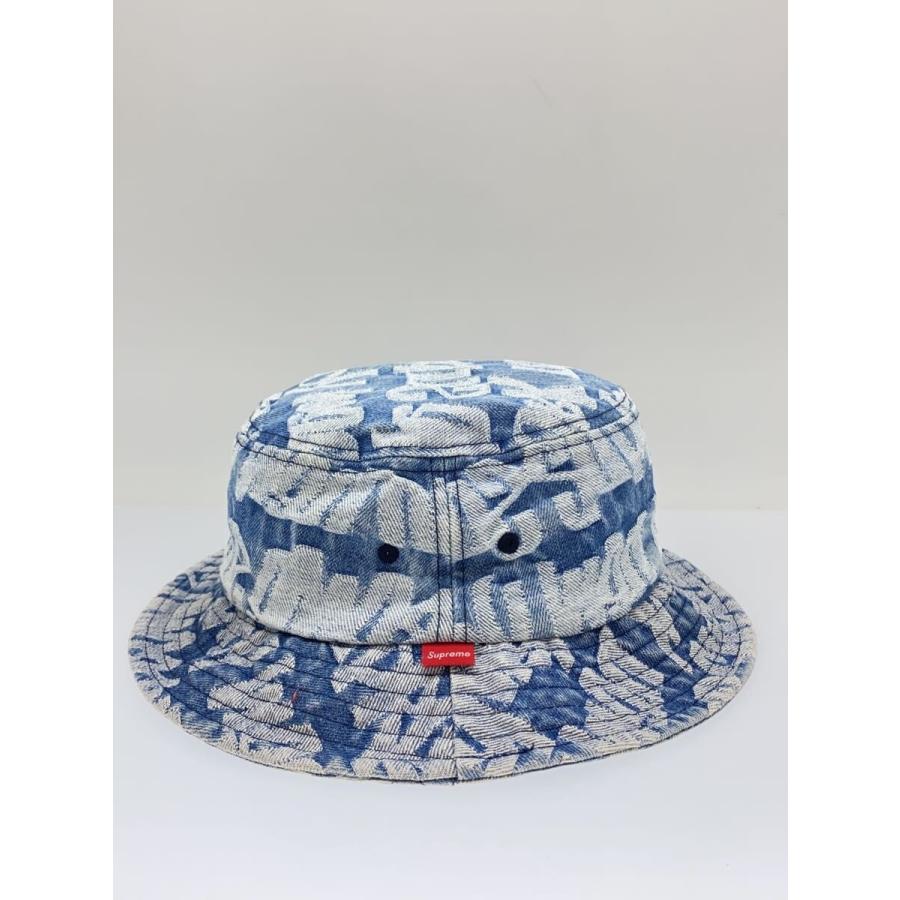 supreme fat tip バケハ シュプリーム バケットハット Supreme◇22ss/Fat Tip Jacquard Denim/バケットハット/コットン/IDG