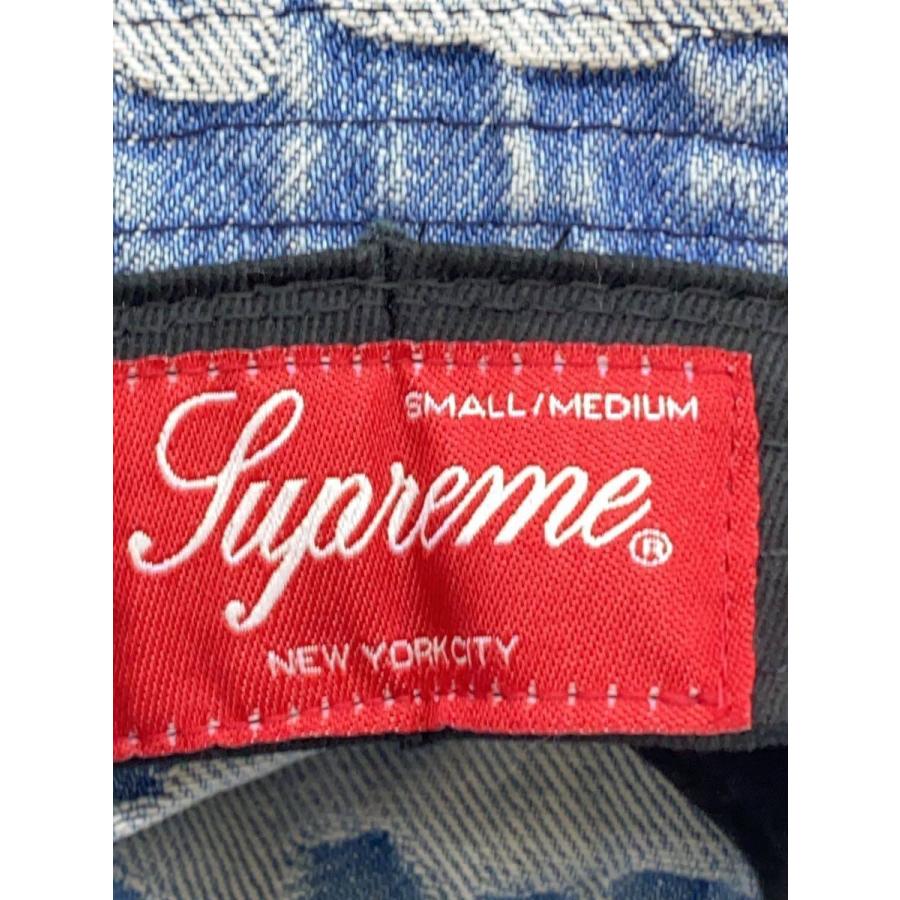 Supreme◇22ss/Fat Tip Jacquard Denim/バケットハット/コットン/IDG