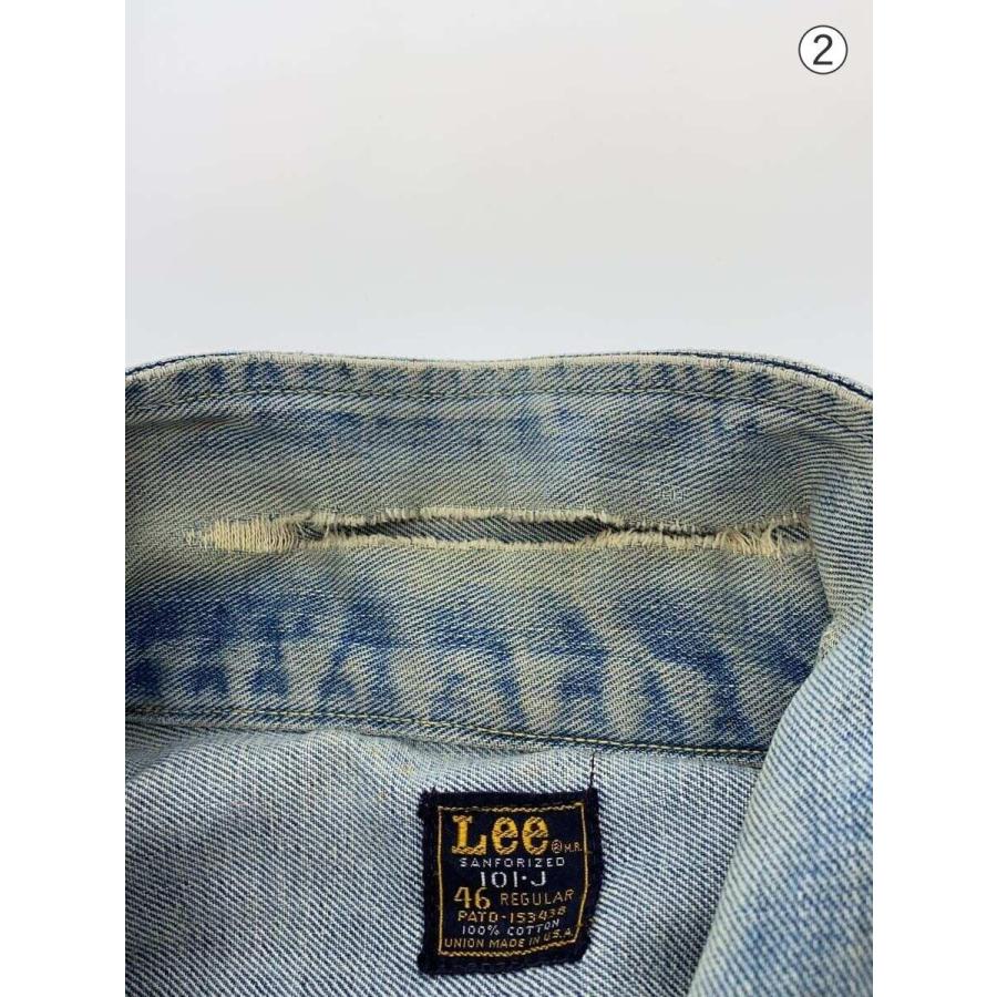 Lee / 60s/101-J/Gジャン/46/コットン/インディゴ/ Lee◇60s/101-J/Gジャン/46/コットン/インディゴ/