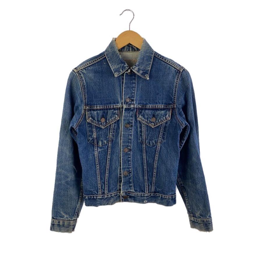 Levi's◇70505/BIGE/Gジャン/デニム/インディゴ/破れ有 Levi's◇70505/BIGE/Gジャン/デニム/インディゴ/破れ有
