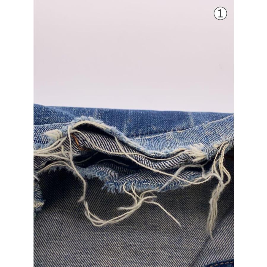 Levi's◇70505/BIGE/Gジャン/デニム/インディゴ/破れ有 Levi's◇70505/BIGE/Gジャン/デニム/インディゴ/破れ有