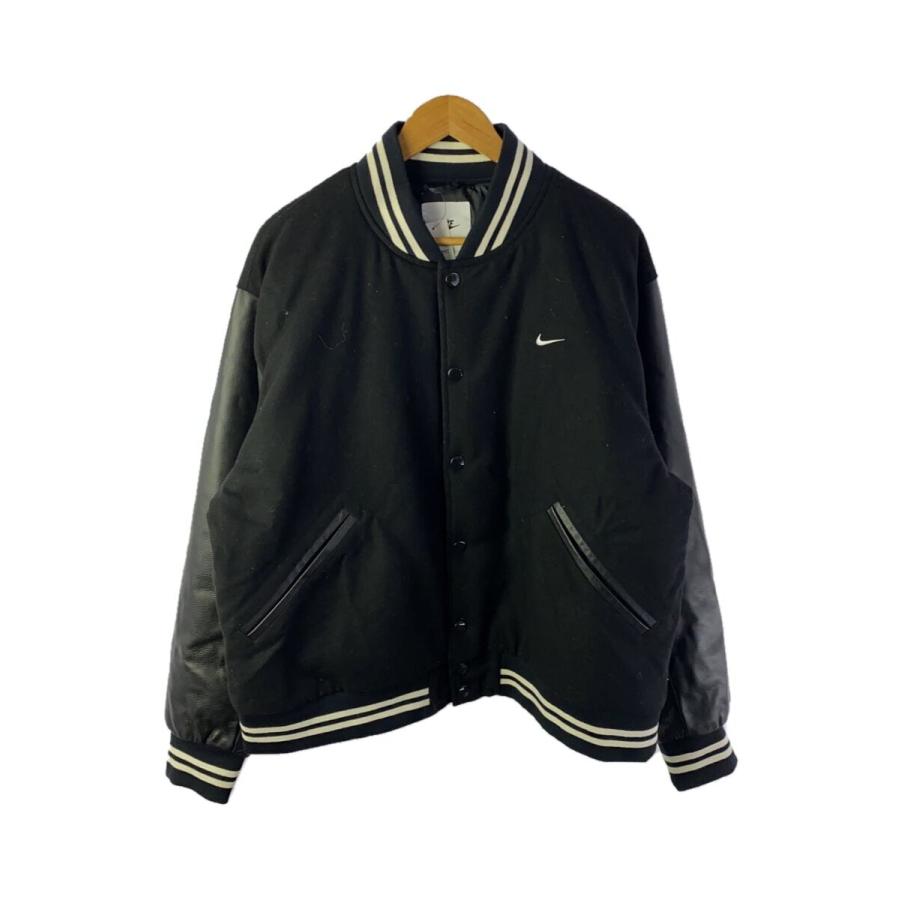 し*ん様 ナイキ スタジャン XXL NIKE◇スタジャン/XXL/ウール/ブラック : セカンドストリートYahoo!店