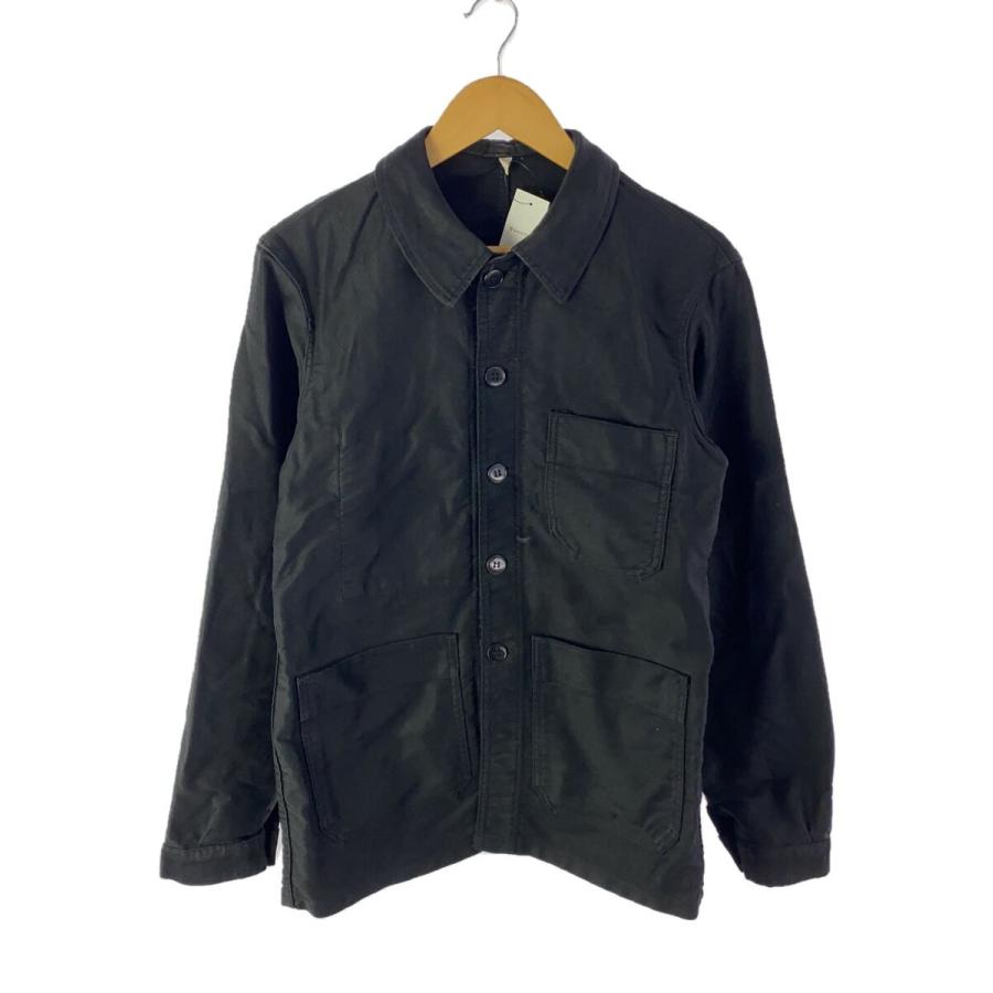 Adolphe Lafont/カバーオール/40/コット/ブラック/50-60s/モールスキン