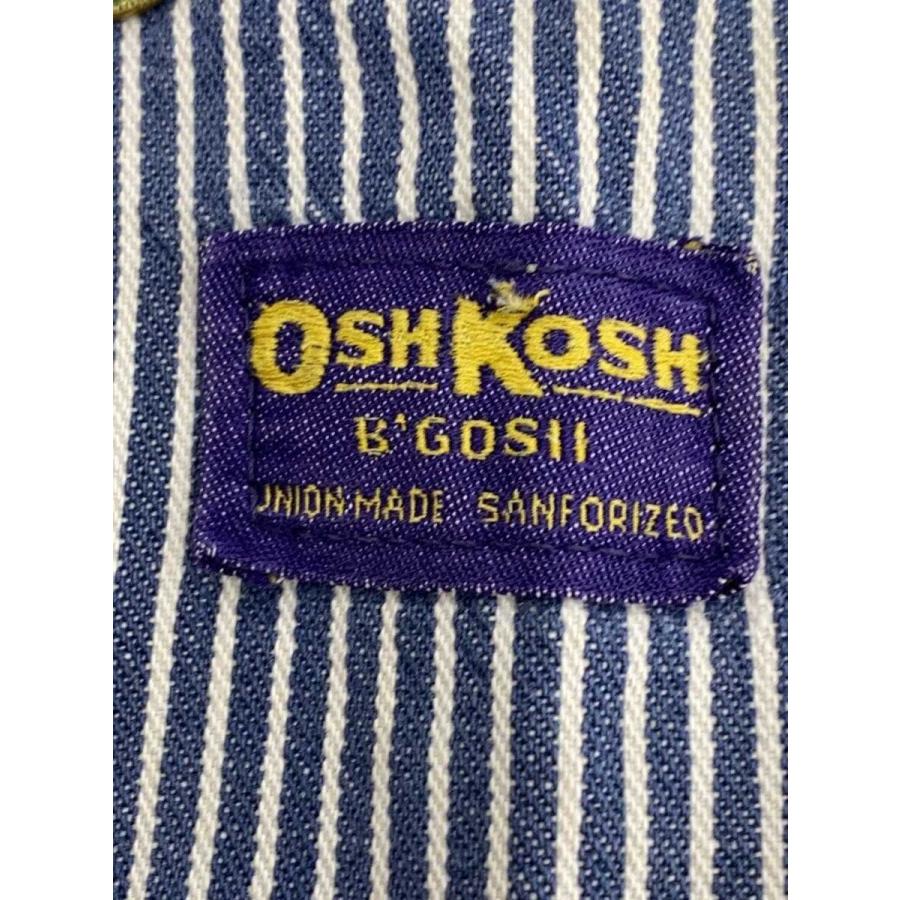 OshKosh◇50sカバーオール/コットン/WHT/ストライプ : セカンド