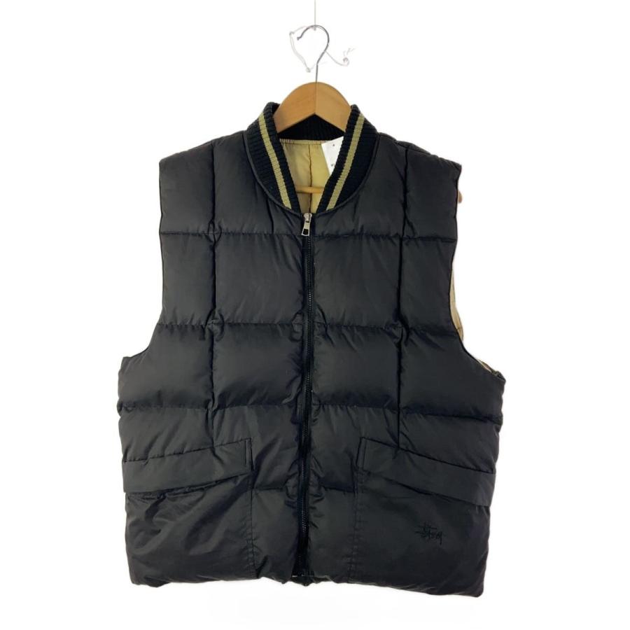 Stussy DELUXE ダウンベスト 黒 STUSSY ダウンベスト Stussy DELUXE ダウンベスト 黒