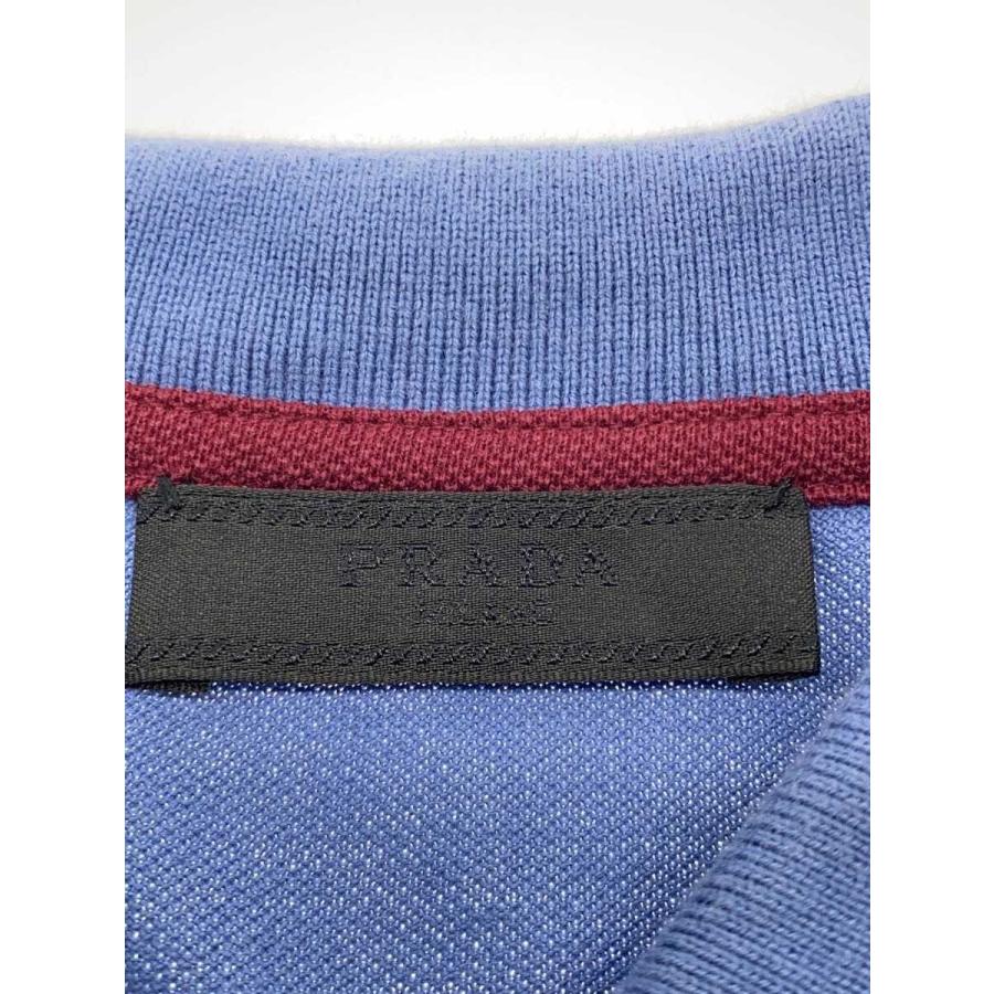 PRADA◇ポロシャツ/M/コットン/BLU/SJN207 R181 1PDE : セカンド