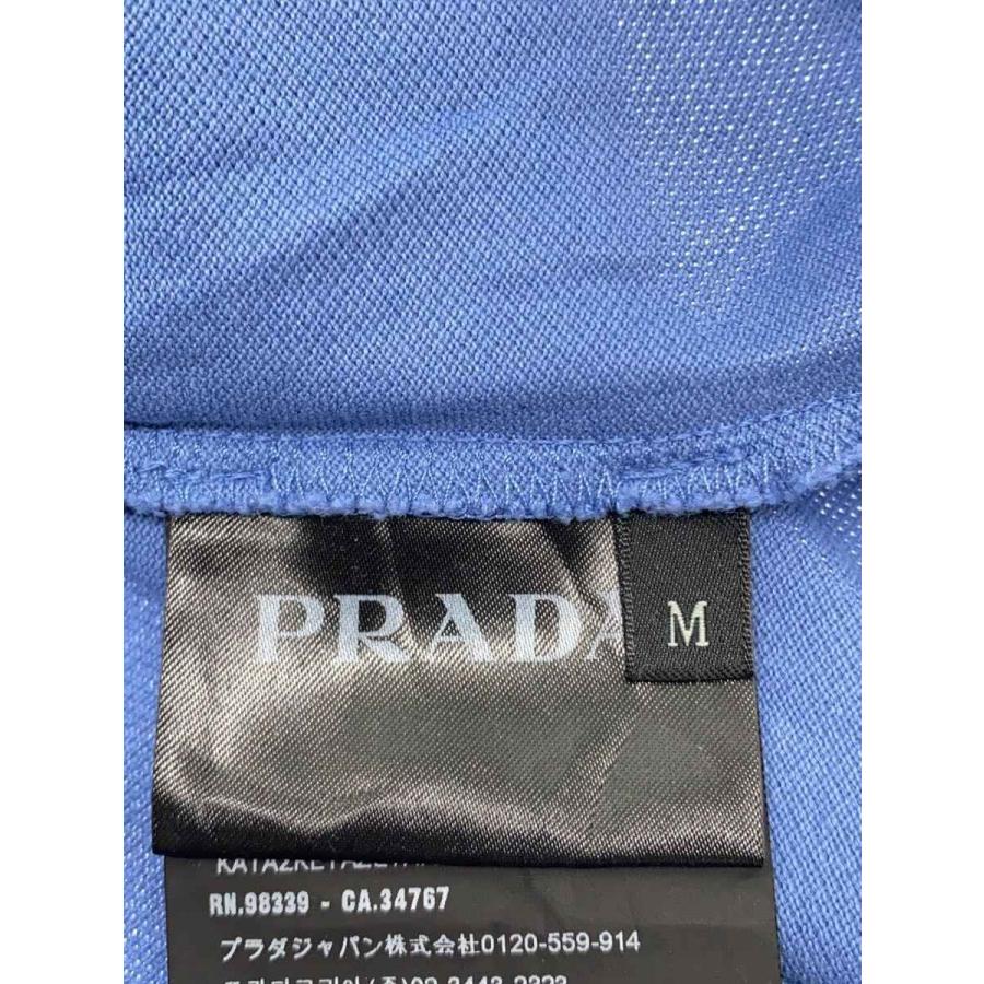 PRADA◇ポロシャツ/M/コットン/BLU/SJN207 R181 1PDE : セカンド