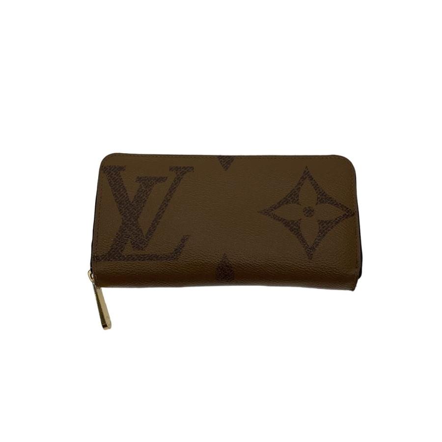 美品♡LOUISVUITTONモノグラムジャイアントリバース ジッピーウォレット LOUIS VUITTON◇ジッピー・ウォレット_モノグラム・ジャイアント