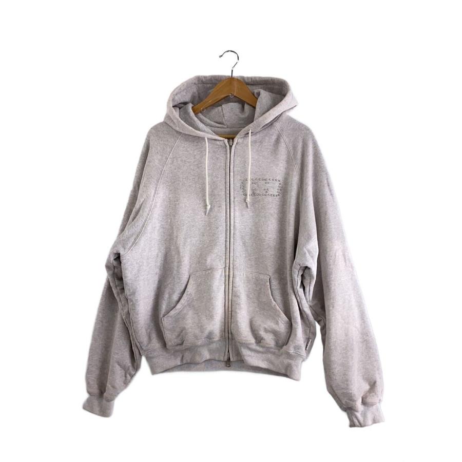 TTT_MSW◇26SS/Fade Damage Zip Up Hoodie/ジップパーカー/M/コットン