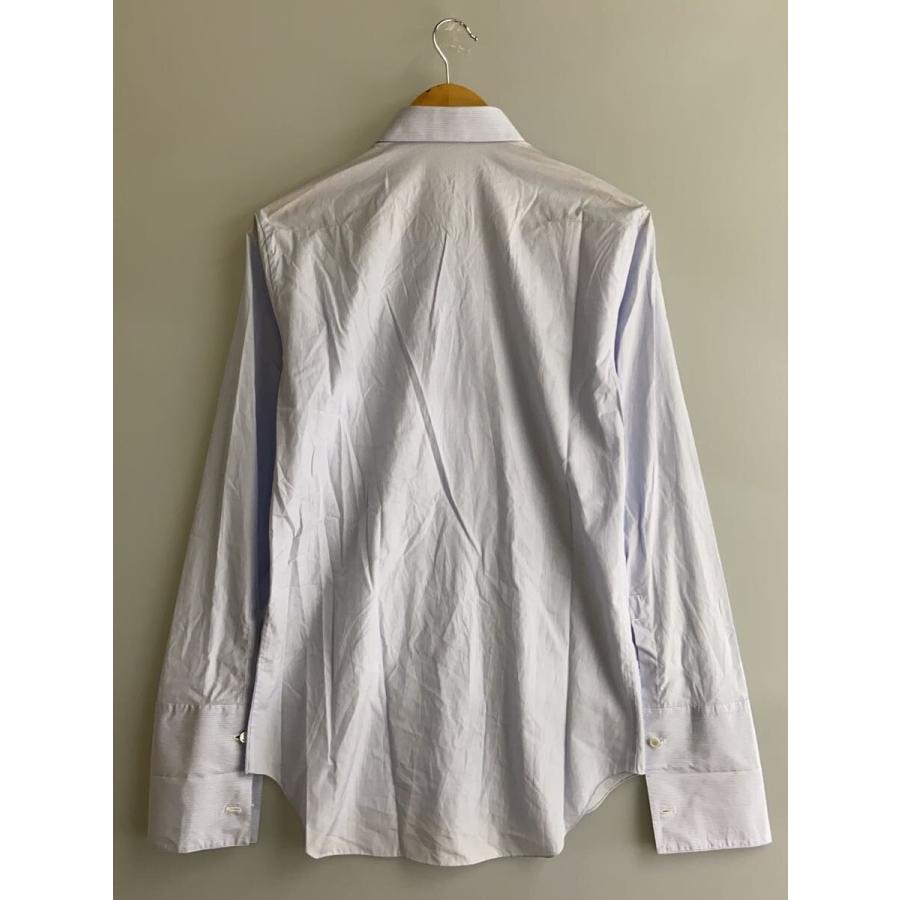 Christian Dior◇長袖Tシャツ/38/コットン/BLU/ストライプ