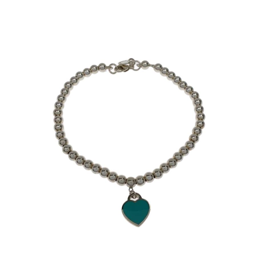 青いハート型ビーズブレスレット 青いハート型ビーズブレスレット カラフルハート型ブレスレットセット