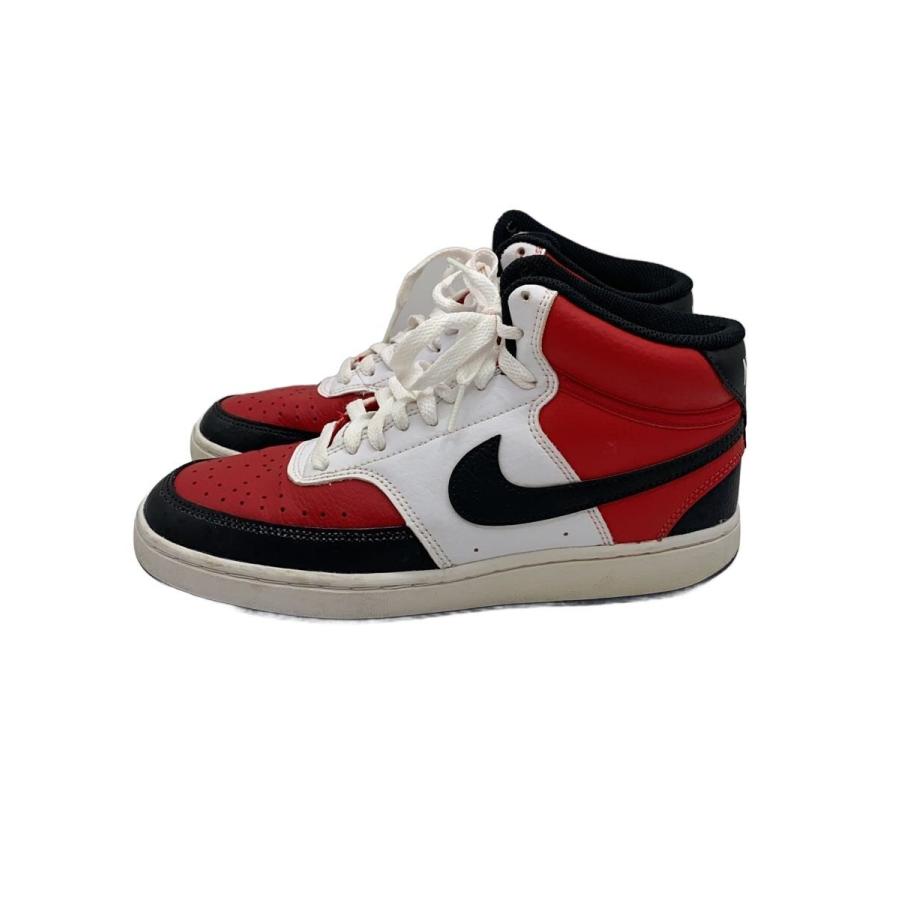 NIKE◇COURT VISION MID NBA_コート ビジョン ミッド NBA/24.5cm/RED 