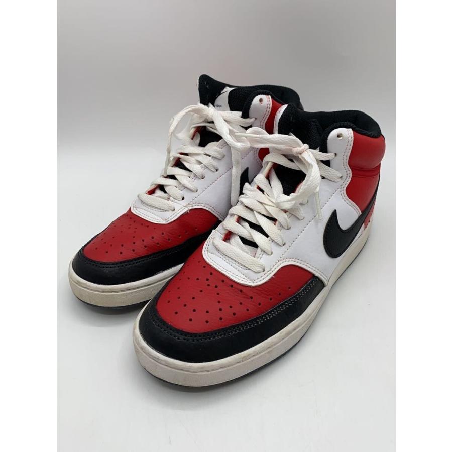 NIKE◇COURT VISION MID NBA_コート ビジョン ミッド NBA/24.5cm/RED 