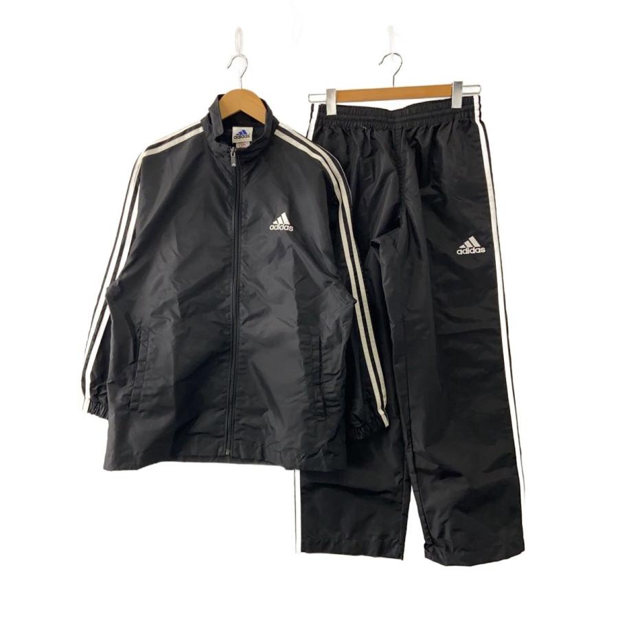 adidas◇セットアップ/M/ナイロン/BLK/無地/JD2004// : セカンド