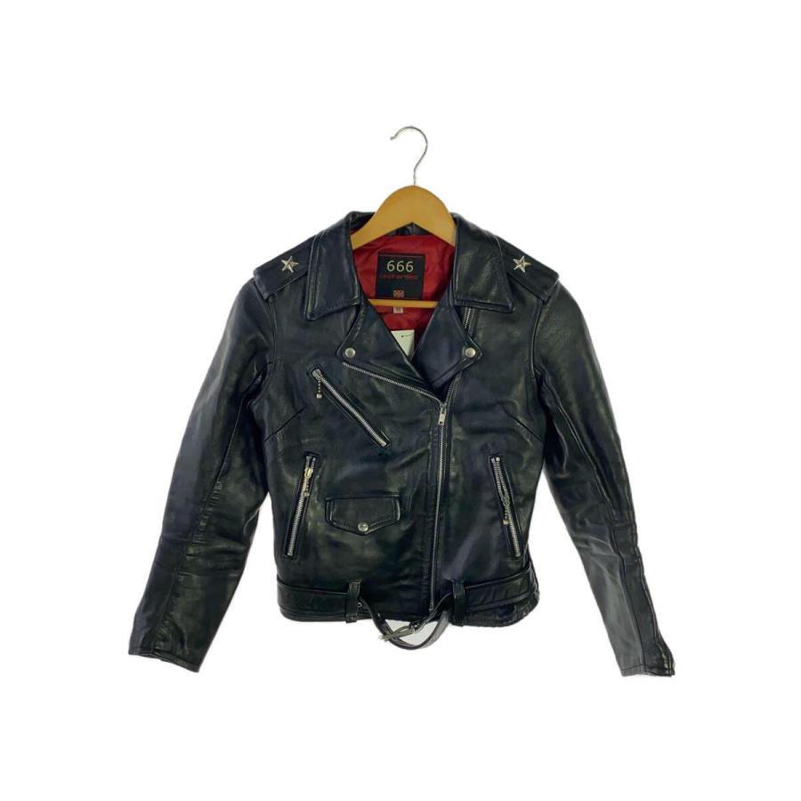 666 シングルライダースジャケットサイズ32
