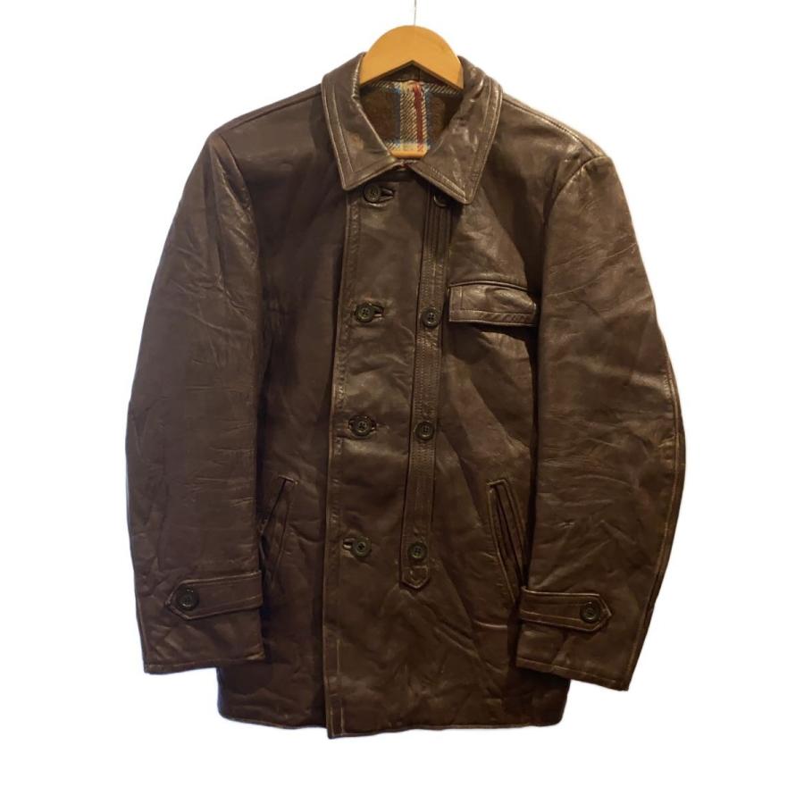 1960s vintage コルビジェジャケット レザージャケット ビンテージ French Vintage/60s〜/コルビジェジャケット/レザージャケット