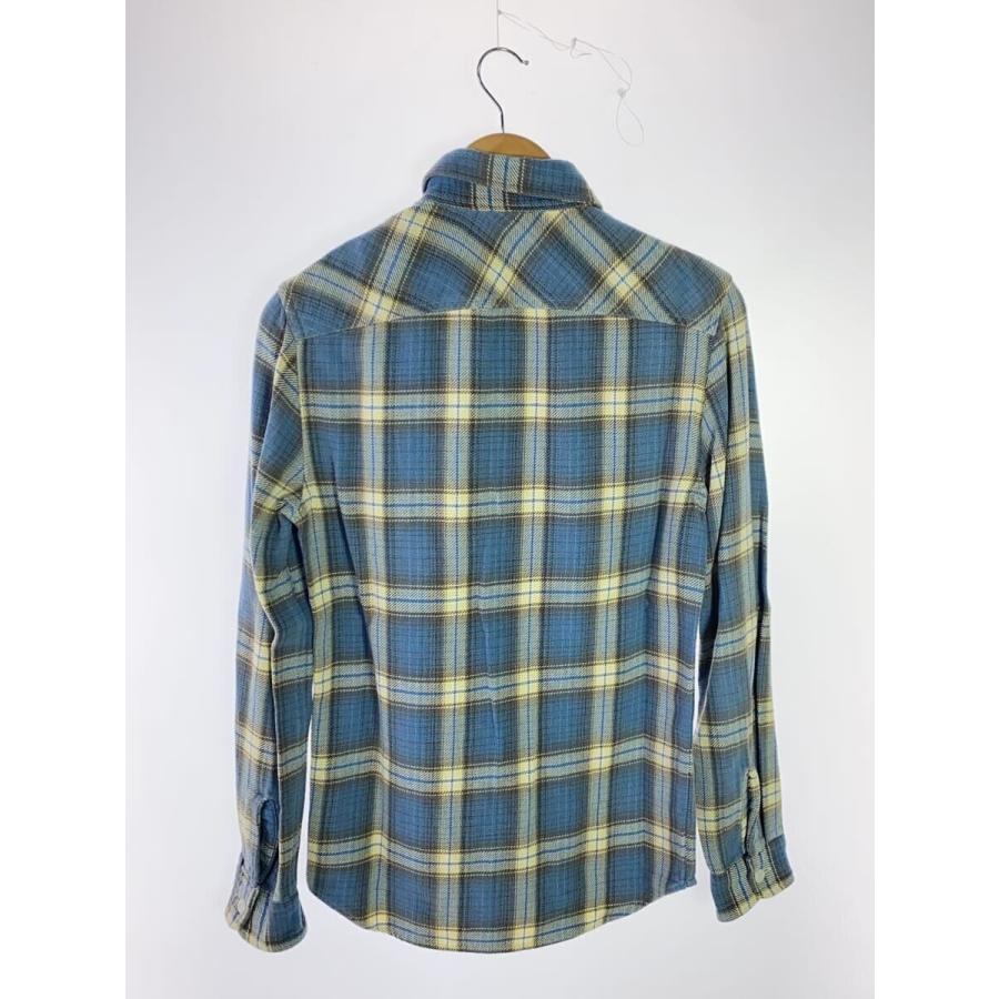 RRL◇復刻三ツ星タグ/ネルシャツ/SIZE:--/コットン/BLU/チェック RRL◇復刻三ツ星タグ/ネルシャツ/SIZE:--/コットン/BLU/チェック