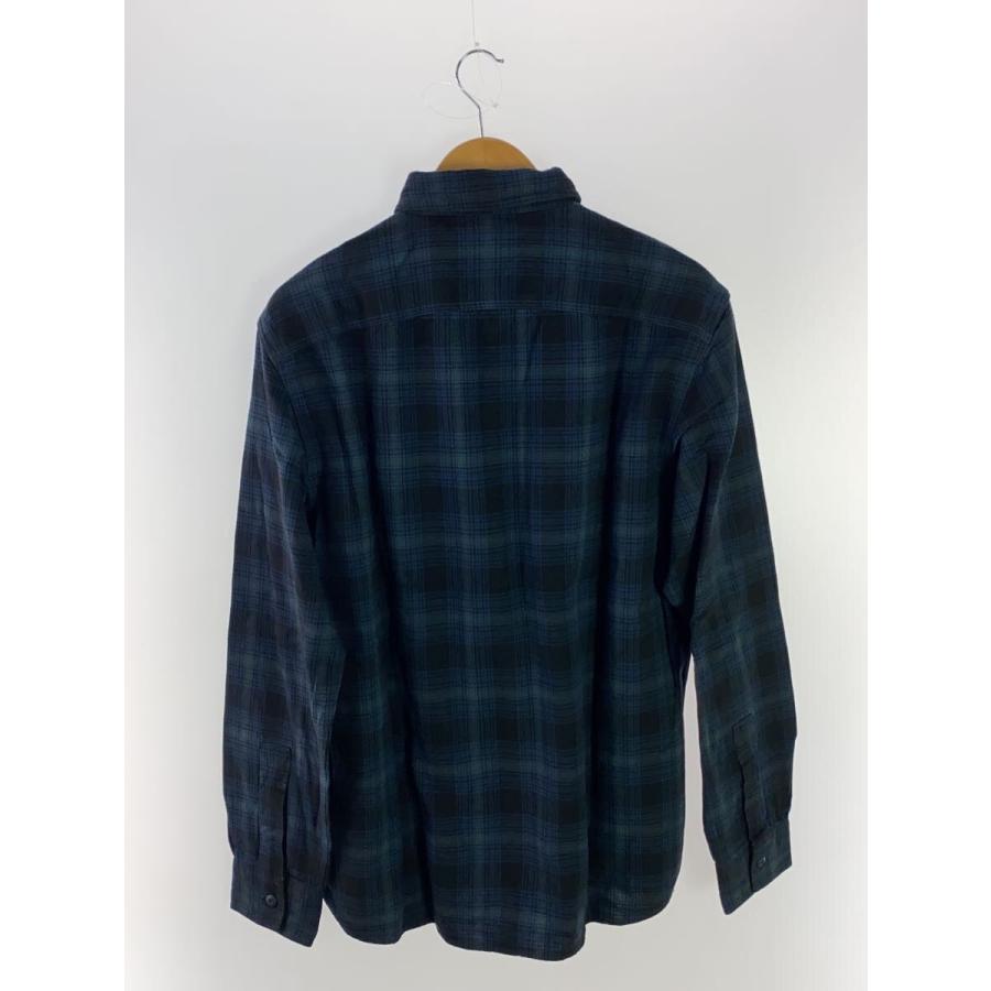 RRL◇チェックキャンバスワークシャツ/長袖シャツ/L/コットン