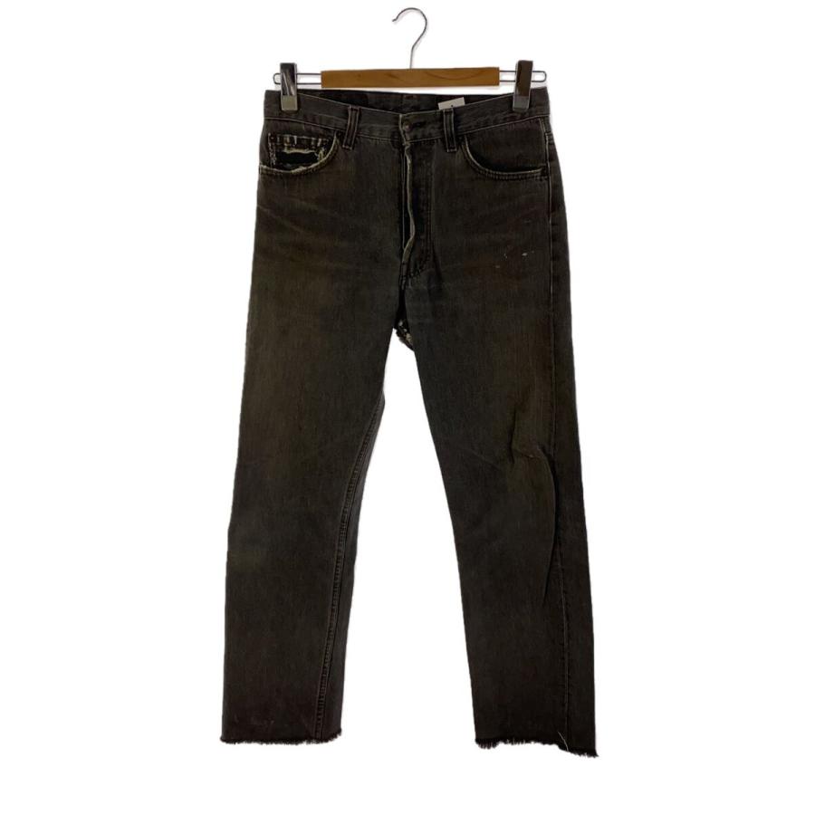 Levi's◇Vintage/90s/501/USA製/ブラックデニムパンツ/先染/SIZE:W30