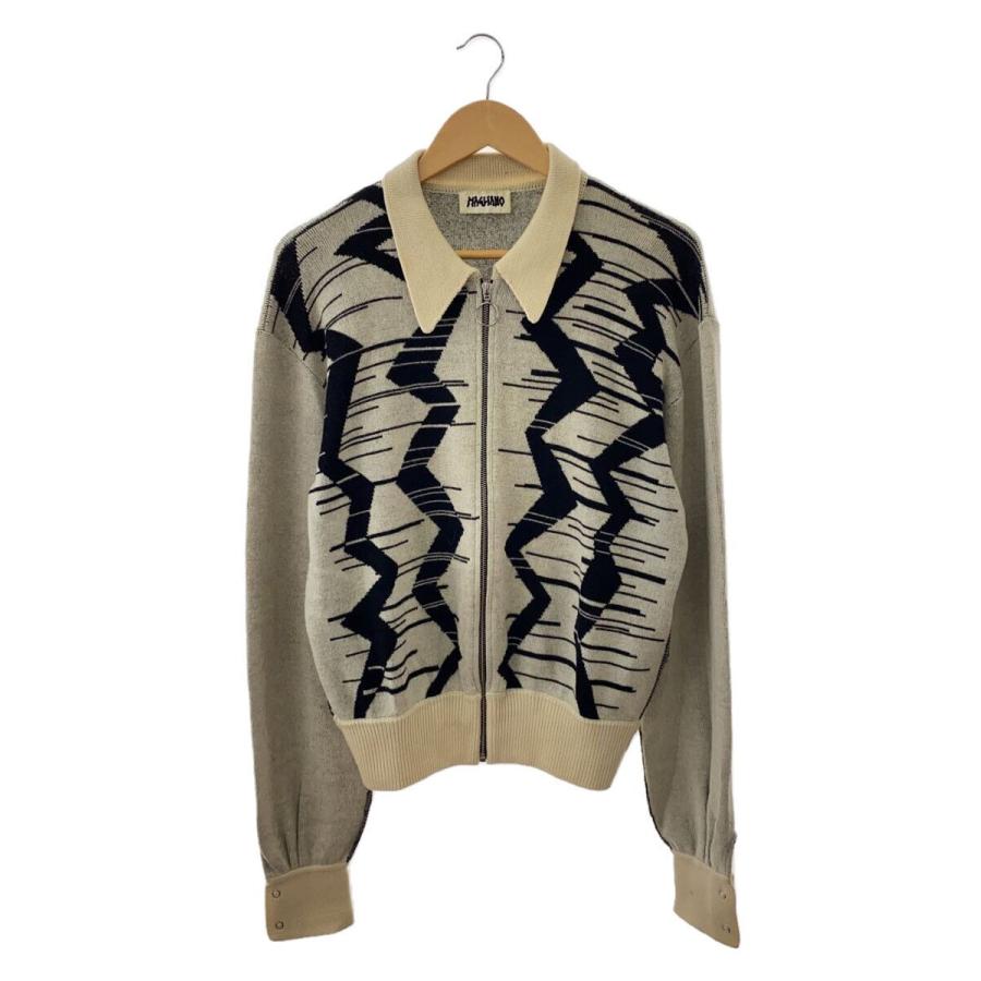 MAGLIANO◇19AW ZIG ZAG KNITTED SHIRT/カーディガン/SIZE:S/ウール