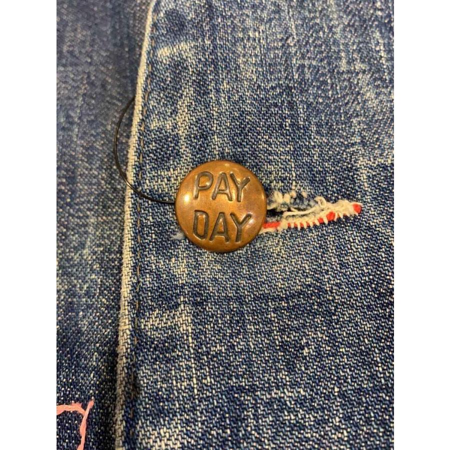 PAYDAY◇Vintage/50s〜/デニムカバーオール/メモリアル刺繍/チョア