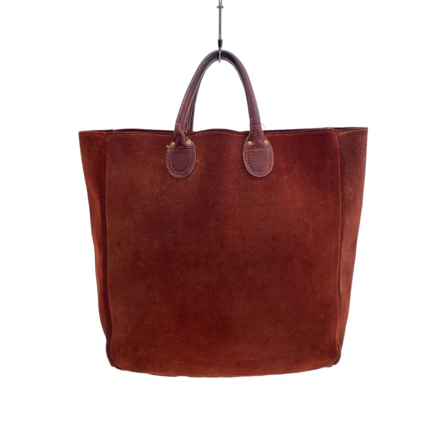 Brookstone◇Vintage/70s〜80s/SUEDE LEATHER TOTE/スウェードレザー