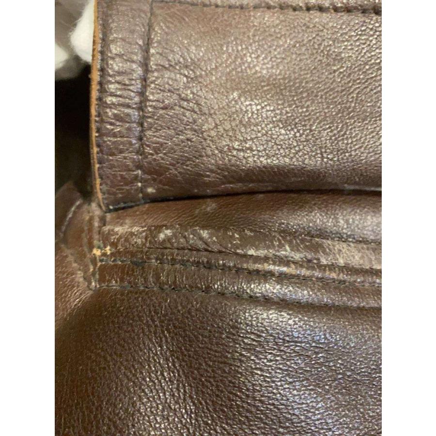 Vintage/50s〜60s/Reva Cuir/レザーカーコート/ダブル/ギャングコート 