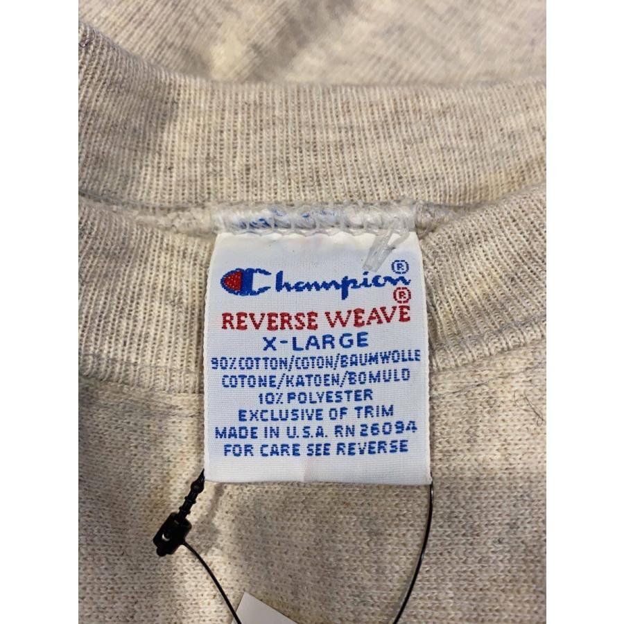 メンズ 90'sチャンピオンReverse Weaveリバースウィーブ/刺繍タグ/XL
