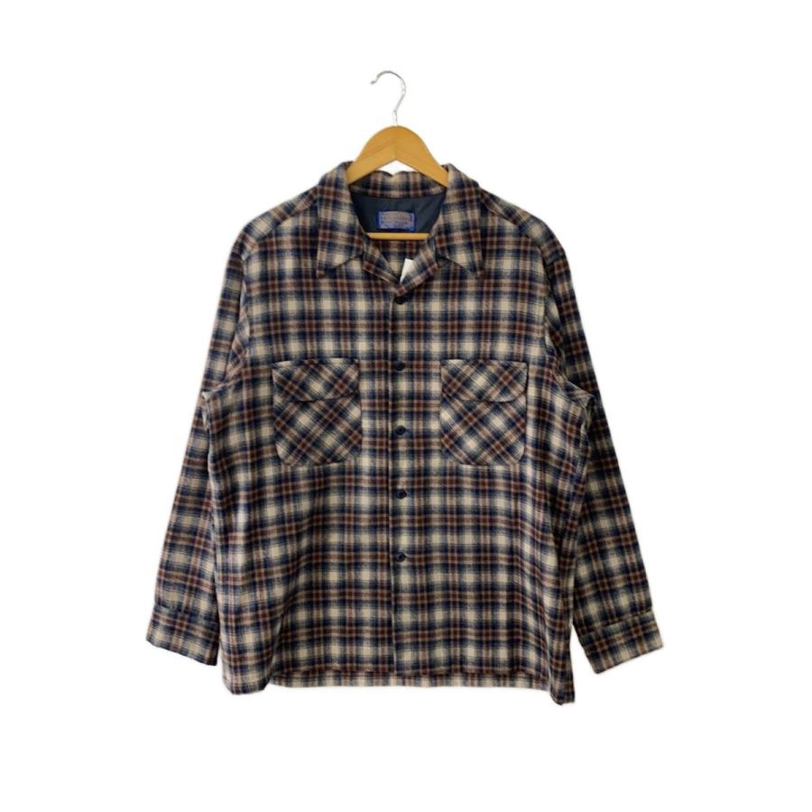 PENDLETON◇Vintage/70s/Board Shirt/ボードシャツ/オープンカラー