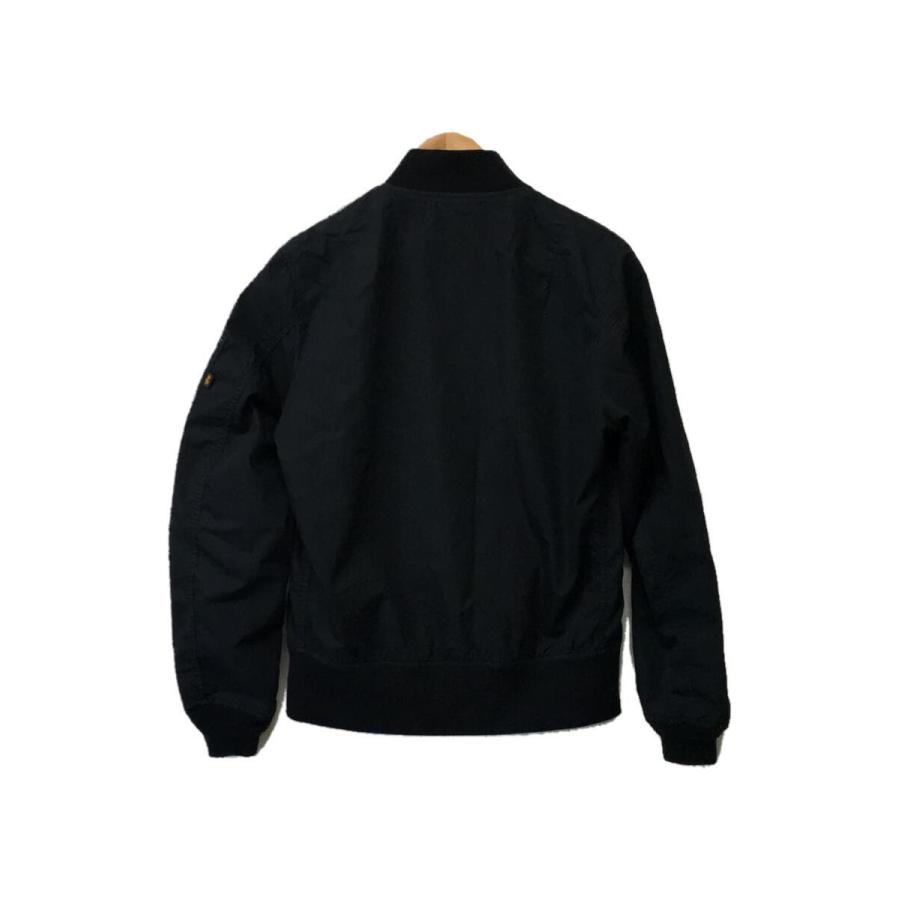 ALPHA INDUSTRIES◆MA-1/ミリタリージャケット/M/コットン/BLK｜ssol-shopping｜02