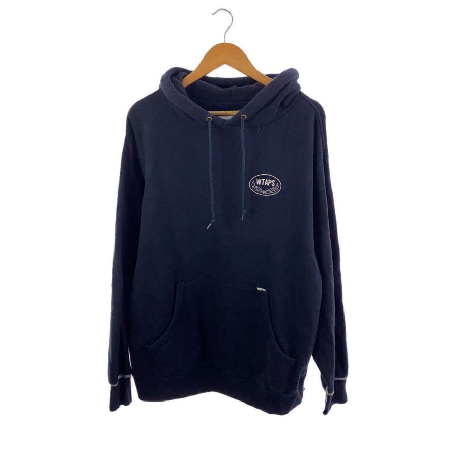 WTAPS◇パーカー/2/コットン/BLK/無地/212ATDT-CSM29 : 2328342185345 